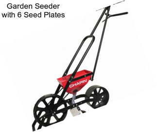 Garden Seeder with 6 Seed Plates