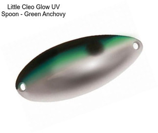 Little Cleo Glow UV Spoon - Green Anchovy