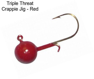 Triple Threat Crappie Jig - Red