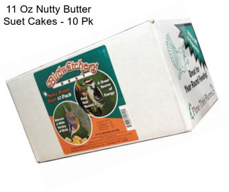11 Oz Nutty Butter Suet Cakes - 10 Pk