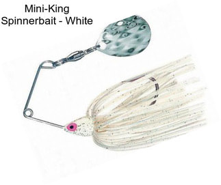 Mini-King Spinnerbait - White