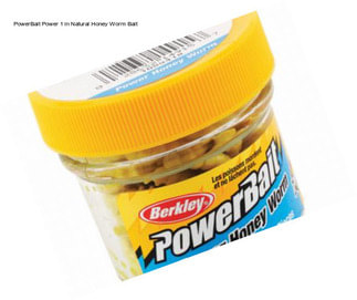 PowerBait Power 1 in Natural Honey Worm Bait