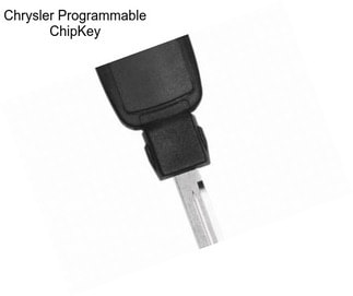 Chrysler Programmable ChipKey