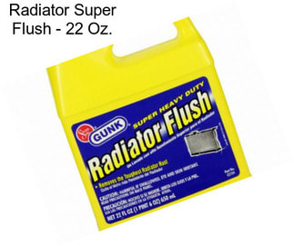 Radiator Super Flush - 22 Oz.
