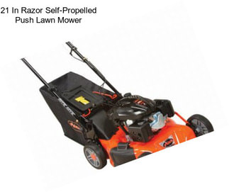 21 In Razor Self-Propelled Push Lawn Mower