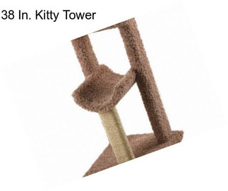 38 In. Kitty Tower