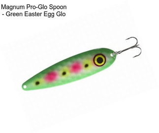 Magnum Pro-Glo Spoon - Green Easter Egg Glo