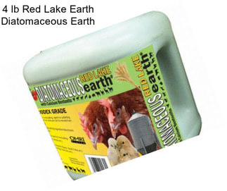 4 lb Red Lake Earth Diatomaceous Earth