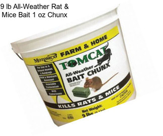 9 lb All-Weather Rat & Mice Bait 1 oz Chunx