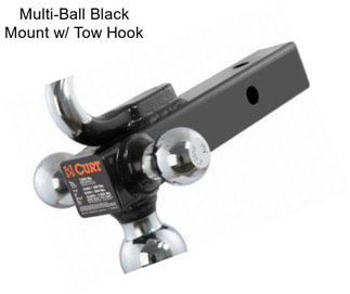 Multi-Ball Black Mount w/ Tow Hook