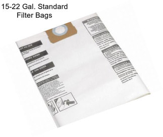 15-22 Gal. Standard Filter Bags