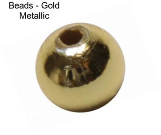 Beads - Gold Metallic