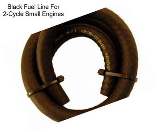 Black Fuel Line For 2-Cycle Small Engines
