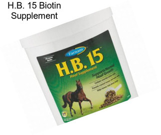 H.B. 15 Biotin Supplement