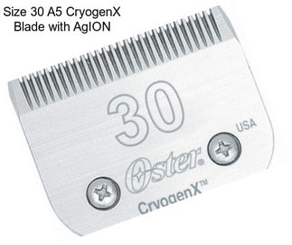 Size 30 A5 CryogenX Blade with AgION