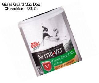 Grass Guard Max Dog Chewables - 365 Ct