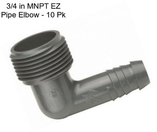 3/4 in MNPT EZ Pipe Elbow - 10 Pk