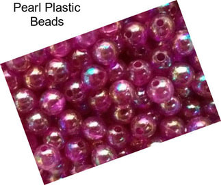 Pearl Plastic Beads