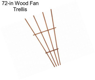 72-in Wood Fan Trellis