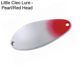 Little Cleo Lure - Pearl/Red Head
