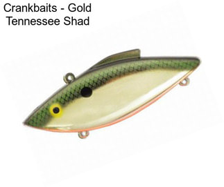 Crankbaits - Gold Tennessee Shad