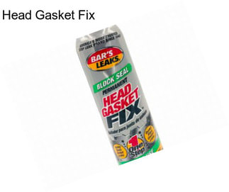 Head Gasket Fix