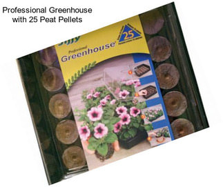 Professional Greenhouse with 25 Peat Pellets