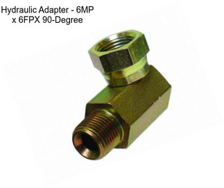 Hydraulic Adapter - 6MP x 6FPX 90-Degree