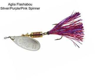 Aglia Flashabou Silver/Purple/Pink Spinner