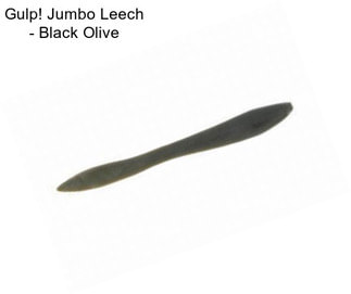 Gulp! Jumbo Leech - Black Olive