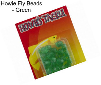 Howie Fly Beads - Green