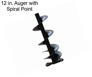 12 in. Auger with Spiral Point