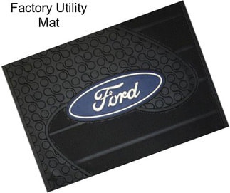 Factory Utility Mat