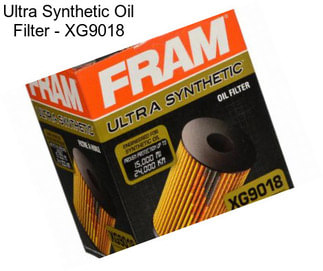 Ultra Synthetic Oil Filter - XG9018