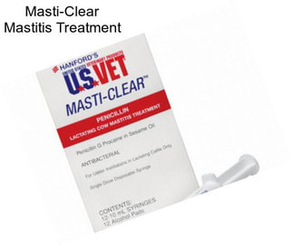 Masti-Clear Mastitis Treatment