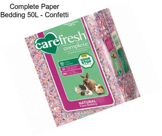 Complete Paper Bedding 50L - Confetti