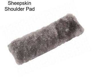 Sheepskin Shoulder Pad