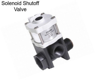 Solenoid Shutoff Valve