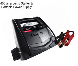 400 amp Jump Starter & Portable Power Supply