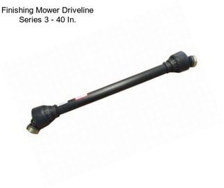 Finishing Mower Driveline Series 3 - 40 In.