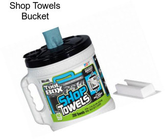 Shop Towels Bucket