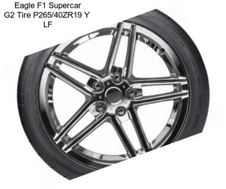 Eagle F1 Supercar G2 Tire P265/40ZR19 Y  LF