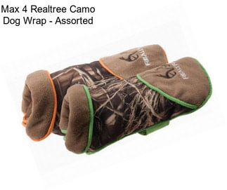 Max 4 Realtree Camo Dog Wrap - Assorted