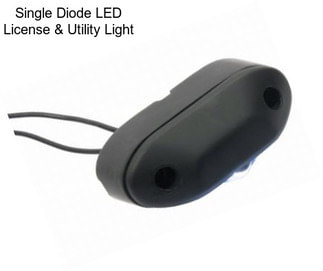 Single Diode LED License & Utility Light