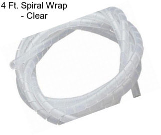 4 Ft. Spiral Wrap - Clear