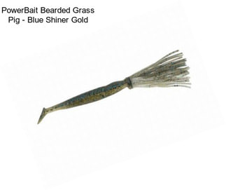 PowerBait Bearded Grass Pig - Blue Shiner Gold