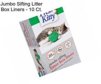 Jumbo Sifting Litter Box Liners - 10 Ct.