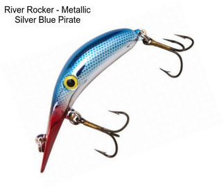 River Rocker - Metallic Silver Blue Pirate