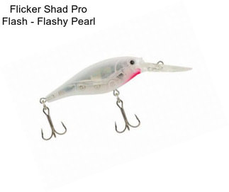 Flicker Shad Pro Flash - Flashy Pearl