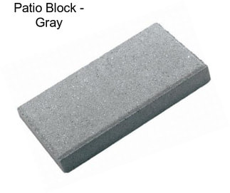 Patio Block - Gray